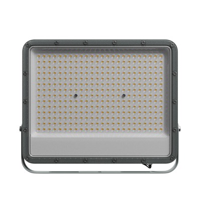 Noctis Max Leuchte 200W - Kaltweiß, 230V, 85°, IP65, 346x286x40 mm, Grau.