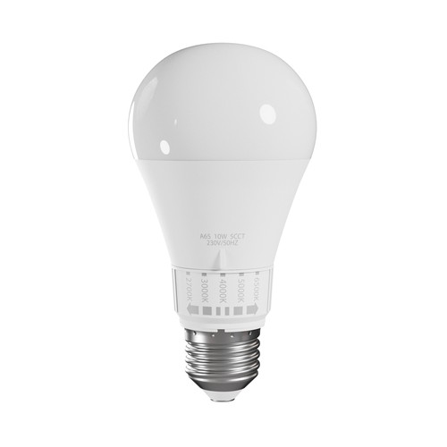 E27 10W LED Leuchtmittel mit CCT - 1100lm, 5 Lichtfarben, A65, 270° Abstrahlwinkel