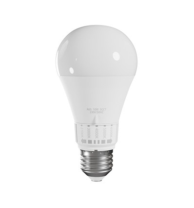 E27 10W LED Leuchtmittel mit CCT - 1100lm, 5 Lichtfarben, A65, 270° Abstrahlwinkel