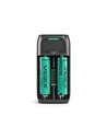 Universal USB-C Ladegerät - LCD Display, 2 Kanäle, für Li-ion/Ni-MH/LiFePO4, 5V/2A