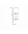Binera CAT6 Netzwerkdose - RJ45, IP20, Graphitschwarz, 86x86 mm