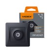 Videx BINERA TV-Dose - Schwarz Graphit, IP20, 5-862 MHz, 75 Ω