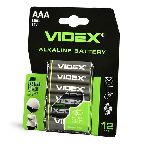 12 Stk. LR03/AAA - Alkaline Batterie