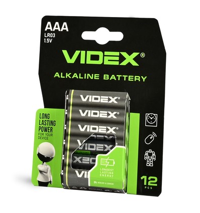 Alkaline-Batterie - LR03/AAA, 12 Stück