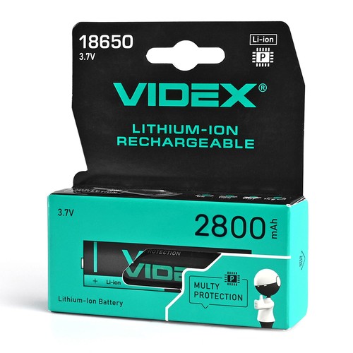Wiederaufladbarer Lithium-Ionen-Akku - 18650-P 2800mAh, mit Thermoschutz