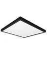 60x60 LED-Panel, 40W - 80lm/W, eingebaut in schwarzem Rahmen