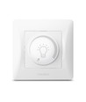 LED-Drehdimmer für Europadose - Max 200W, weiß
