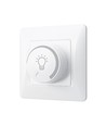 LED-Drehdimmer für Europadose - Max 200W, weiß