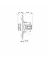 600W LED-Dimmer für Europadose - 15-600W, Schwarz
