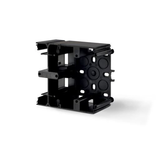 Binera Aufputzdose für Module - Schwarz Graphit, IP20, 93 x 86 x 45 mm