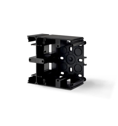 Binera Aufputzdose für Module - Schwarz Graphit, IP20, 93 x 86 x 45 mm