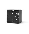 BINERA 1-Modul Aufputzdose für Steckdose/Schalter - 86x86x45 mm, IP20, Schwarz Graphit