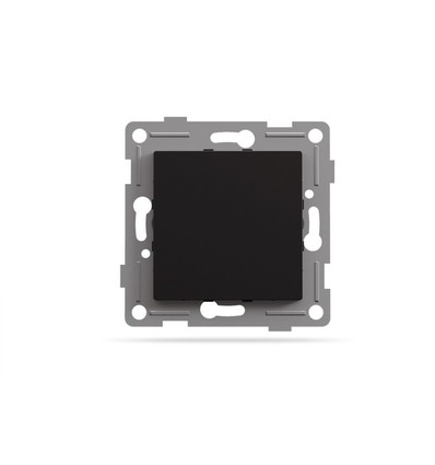 Binera Blindabdeckung für Rahmen - Schwarz Graphit, Unterputz, 72x72 mm
