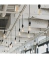 E27 6W dimmbare LED Filament Lampe - ST64, 630lm, 4000K neutralweiß, 360 Grad