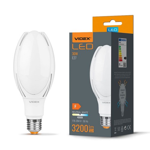 E27 30W LED Lampe - 3200lm, 4000K, 330 Grad, industriell, Ra80