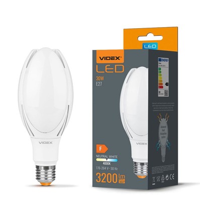 E27 30W LED Lampe - 3200lm, 4000K, 330 Grad, industriell, Ra80