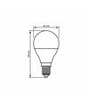E14 4W LED Tropfenlampe - G45, 380lm, 3000K, flicker free