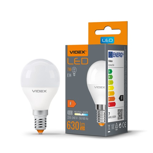 E14 7W LED Tropfenlampe - G45, 4000K, 700lm, IP20 Innenbereich