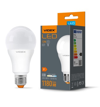 E27 12W LED Leuchtmittel - A60, 1180lm, 6000K, flicker free