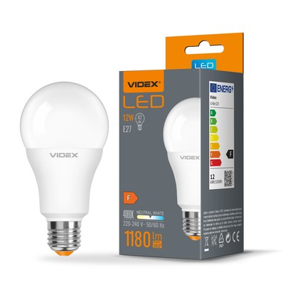 E27 12W LED Leuchtmittel - A60, 1180lm, 4000K, flicker free, ersetzt 82W
