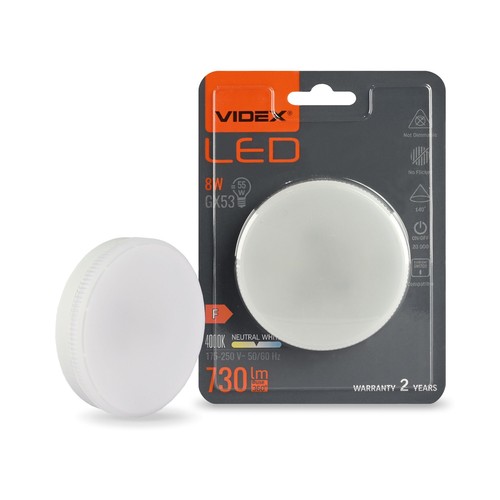 GX53 8W LED-Leuchtmittel - Neutralweiß