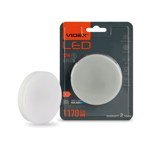 GX53 12W LED-Lampe - Warmweiß