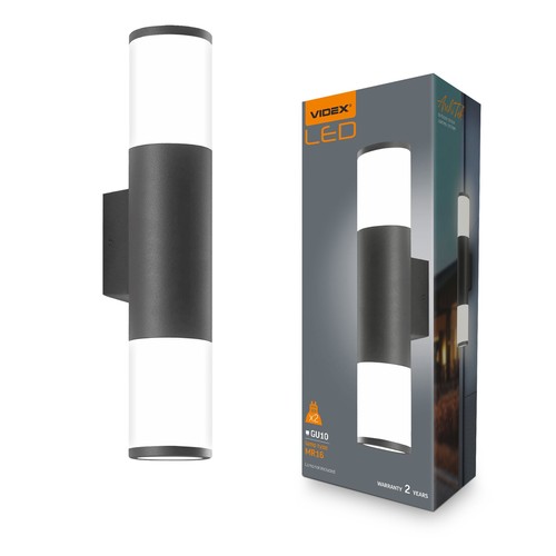 GU10 Wandleuchte - Spannung: 230V, Verbrauch: max 2x30