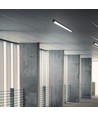 120cm 72W LED-Leuchte - 5000K, schwarz, 8000 Lumen