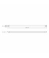 120cm 72W LED-Leuchte - 5000K, schwarz, 8000 Lumen