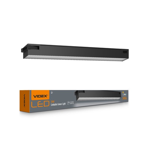 60cm 24W LED Lichtleiste - 2400lm, 5000K, schwarz, 5 Jahre Garantie, Innenbereich