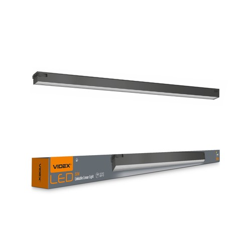 120cm 50W LED Lichtleiste, schwarz - 5000lm, IP20, koppelbar, 5 Jahre Garantie
