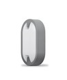 15W LED Bulkhead Wand/Deckenleuchte - IP65, 1200lm, 5000K, grau, IK07, oval
