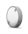 18W Inga LED Bulkhead Decken/Wandleuchte - IP65, 1440lm, 5000K, Ø22cm, weißer Rand, Außenbereich/Feuchtraum