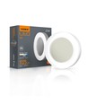 15W LED Decken/Wandleuchte Bulkhead - IP65, 5000K, 19x19cm, weißer Rand, IK07, Außenbereich/Feuchtraum