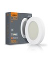 24W LED Deckenleuchte Bulkhead - IP65 wasserdicht, 5000K, 120°, weißer Rand
