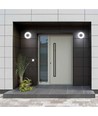 24W LED Deckenleuchte Bulkhead - IP65 wasserdicht, 5000K, 120°, weißer Rand