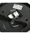 15W LED Bulkhead Wand-/Deckenleuchte, schwarz - 1550lm, IP65, 5000K, 190x190mm, Außen/Innen