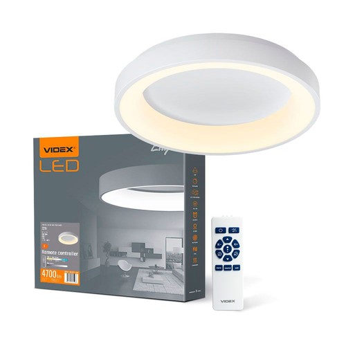 72W LED Deckenleuchte mit Fernbedienung - 45x45cm, dimmbar, einstellbare CCT, inkl. Fernbedienung und Timer