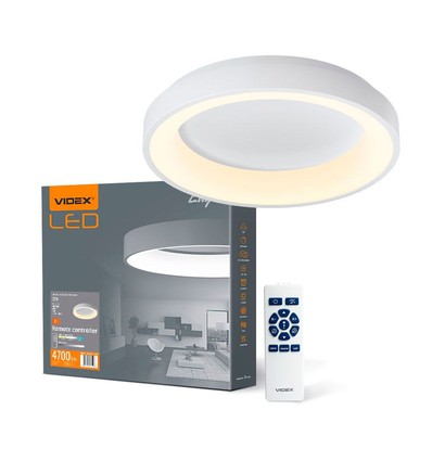 72W LED Deckenleuchte mit Fernbedienung - 45x45cm, dimmbar, einstellbare CCT, inkl. Fernbedienung und Timer