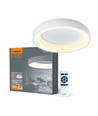 72W LED Deckenleuchte mit Fernbedienung - 45x45cm, dimmbar, einstellbare CCT, inkl. Fernbedienung und Timer