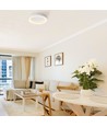 72W LED Deckenleuchte mit Fernbedienung - 45x45cm, dimmbar, einstellbare CCT, inkl. Fernbedienung und Timer