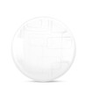 48W Mila LED Deckenleuchte - 4320lm, IP44, 4000K, 48x48cm, weißer Rand