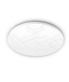 48W Mila LED Deckenleuchte - 4320lm, IP44, 4000K, 48x48cm, weißer Rand