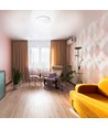 48W Mila LED Deckenleuchte - 4320lm, IP44, 4000K, 48x48cm, weißer Rand