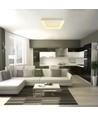 72W LED Deckenleuchte mit Fernbedienung - Dimmbar, 2700-6000K, flickerfrei, weißer Rand