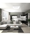 72W LED Deckenleuchte mit Fernbedienung - Dimmbar, 2700-6000K, flickerfrei, weißer Rand