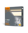 24W LED Deckenleuchte, quadratisch - 2900lm, 4000K, 29x29cm, weißer Rand, IP20 Innen