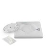24W LED Deckenleuchte, quadratisch - 2900lm, 4000K, 29x29cm, weißer Rand, IP20 Innen