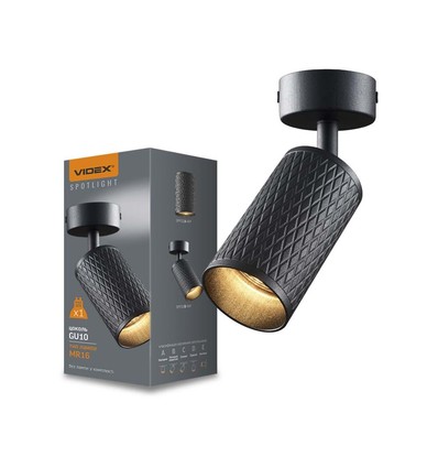 GU10 Wand-/Deckenstrahler, schwarz - Prism, Aluminium, IP20 Innenbereich, ohne Leuchtmittel