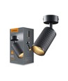 GU10 Wand-/Deckenstrahler, schwarz - Prism, Aluminium, IP20 Innenbereich, ohne Leuchtmittel